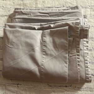 CROFT & BARROW QUEEN FLAT COTTON BLEND GREY SHEET KHOL’S 90”x104”